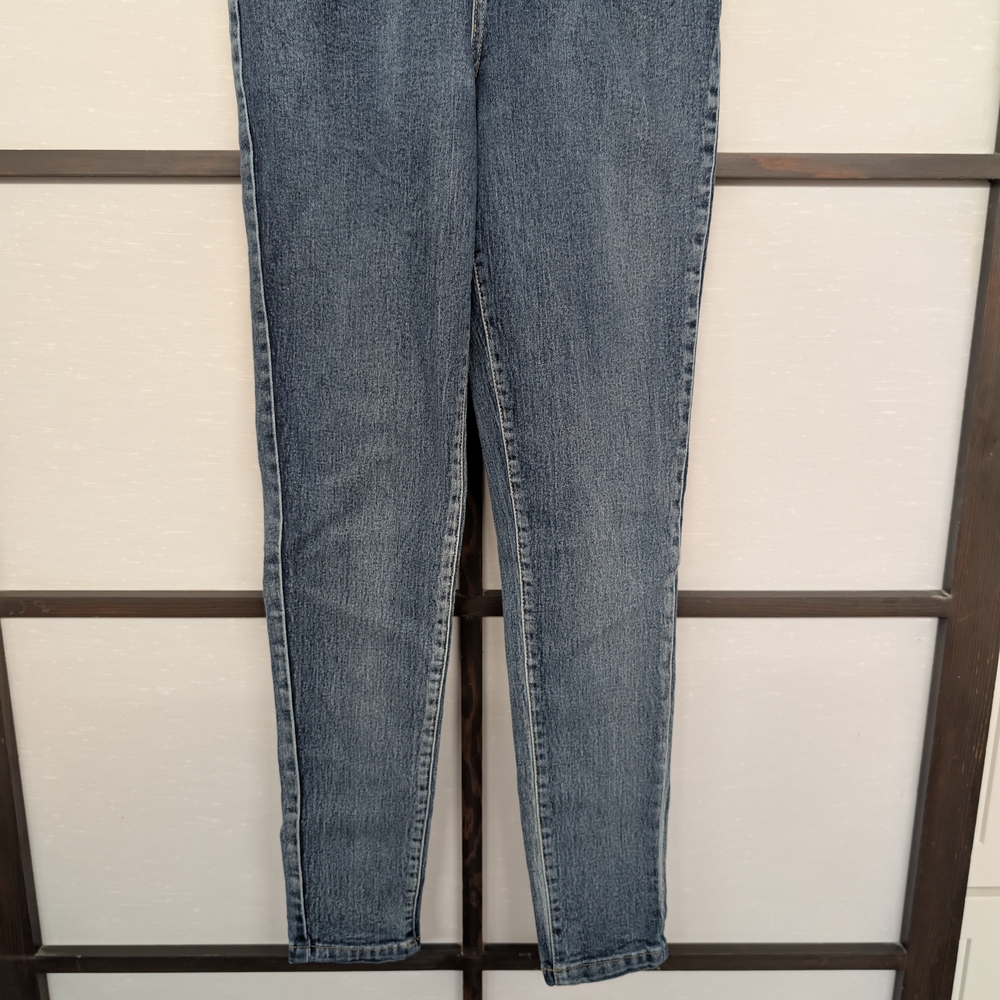 Venus Denim Romper US 4 EUR 36 Casual Jeans Jumpsuit EUC - Picture 2 of 6